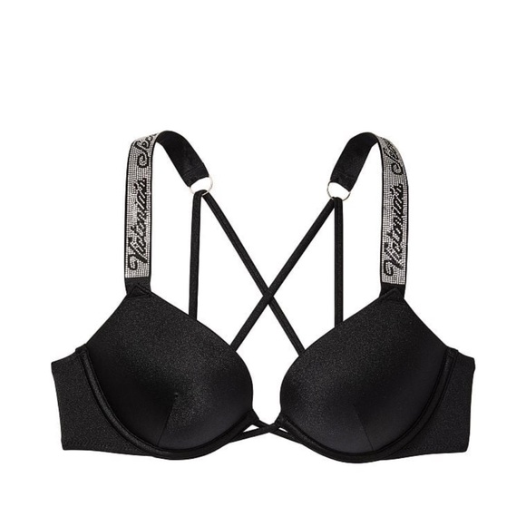 NWT VICTORIA'S SECRET SWIM Set Shine Strap Bombshell Add-2-Cups Push-Up Bikini - Picture 8 of 11